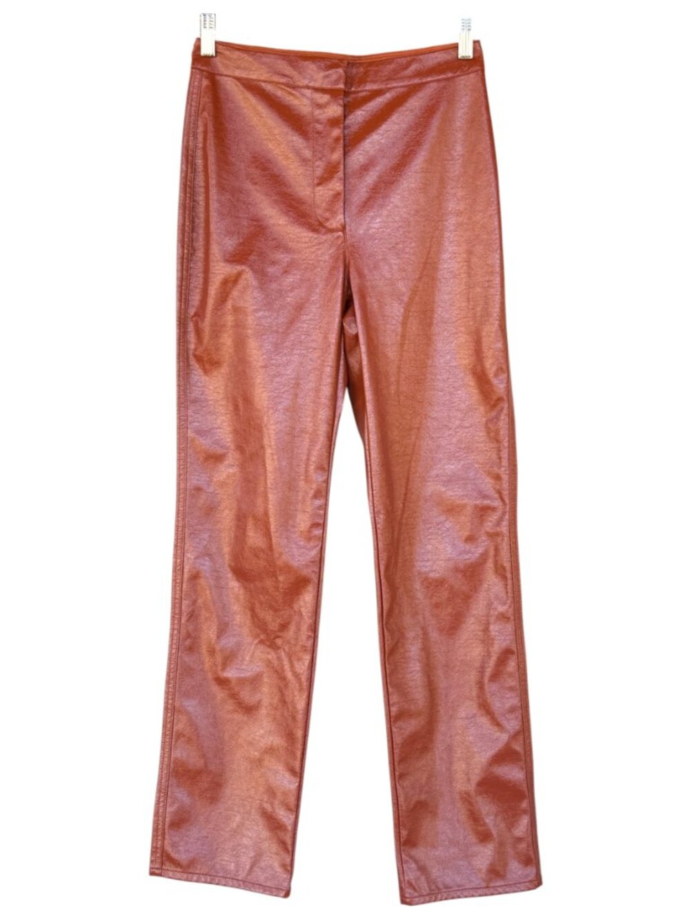 Size 4 Wilfred by‎ ARITZIA Vegan‎ Leather Flat Front Trouser